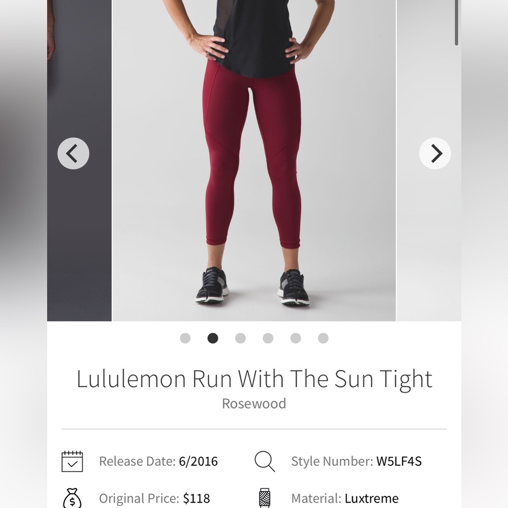 Lululemon Run with the sun tight - Picture 12 of 16